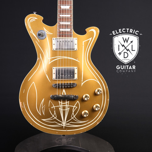 BARONESS GOLD PINSTRIPE
